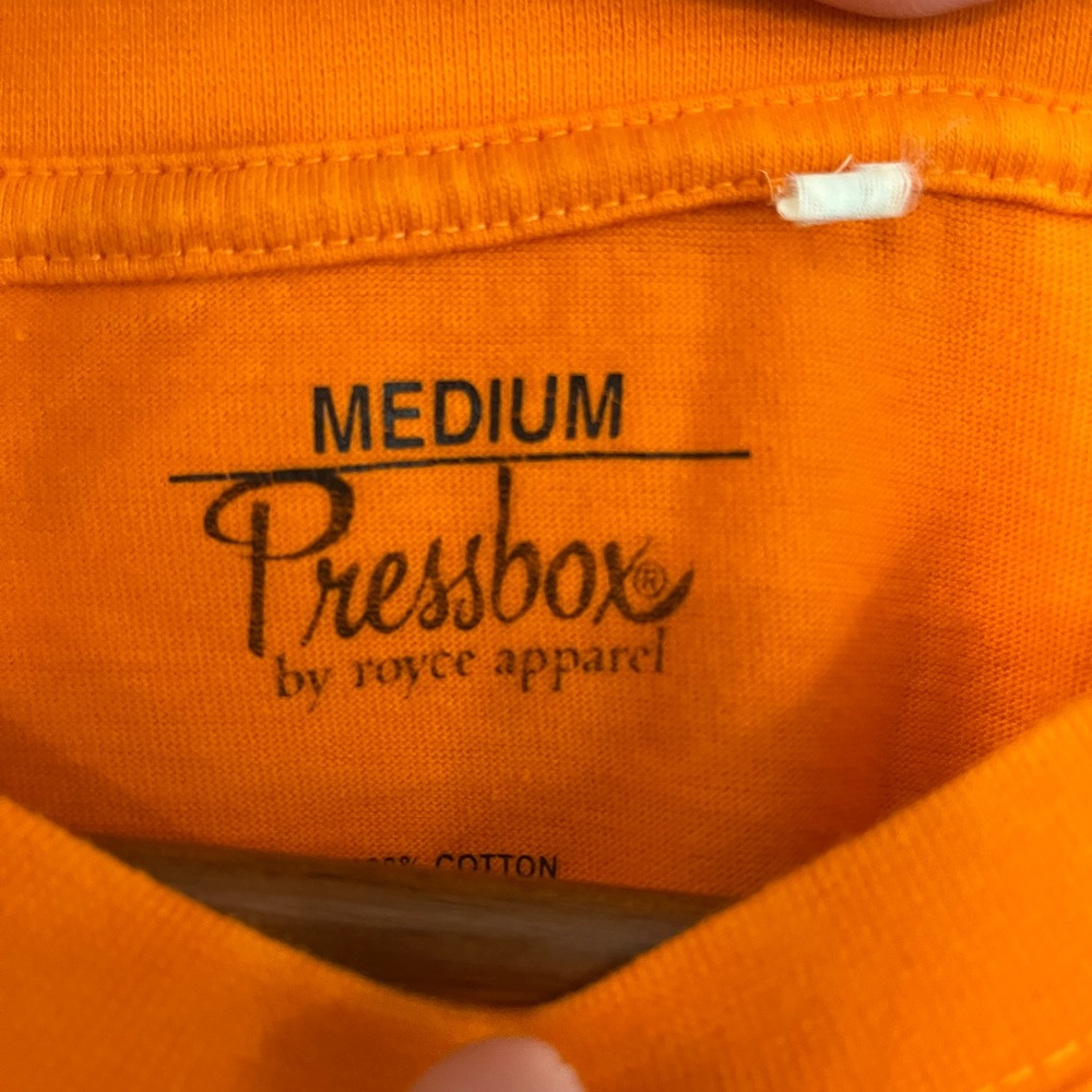 Pressbox Orange Tennessee Volunteers Long Sleeve Tee - Picture 3 of 5